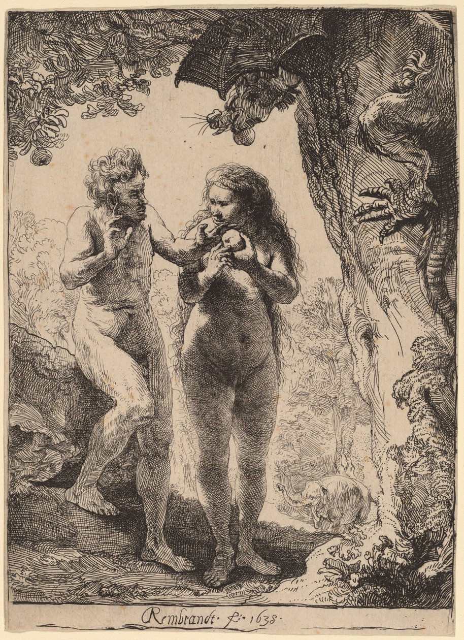 Ádám és Éva alkotó: Rembrandt van Rijn