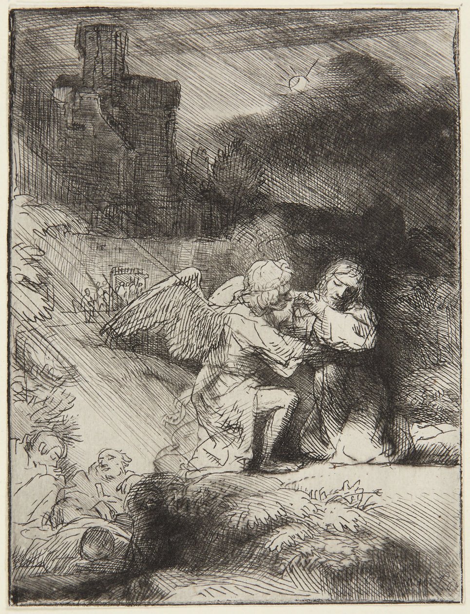 A kertben való gyötrelem alkotó: Rembrandt van Rijn