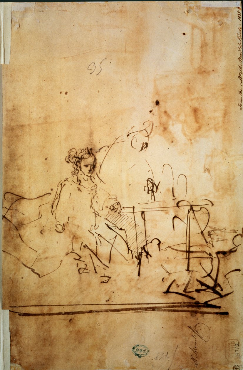 Ahasvérus, Hámán és Eszter, 17. század alkotó: Rembrandt van Rijn