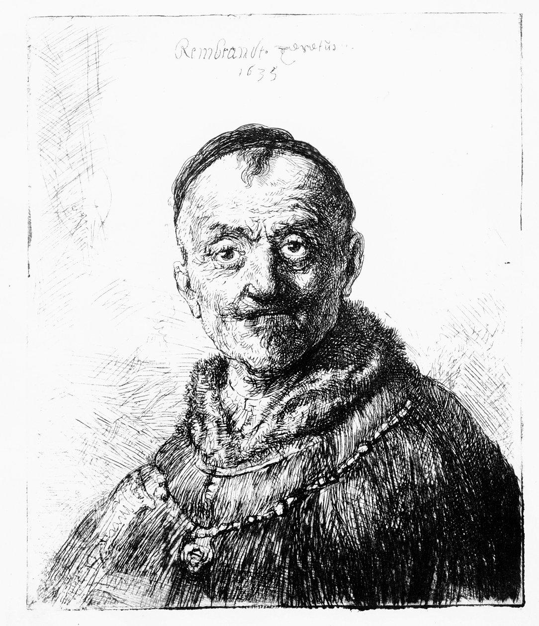 Egy keleti fej, 1635 alkotó: Rembrandt van Rijn