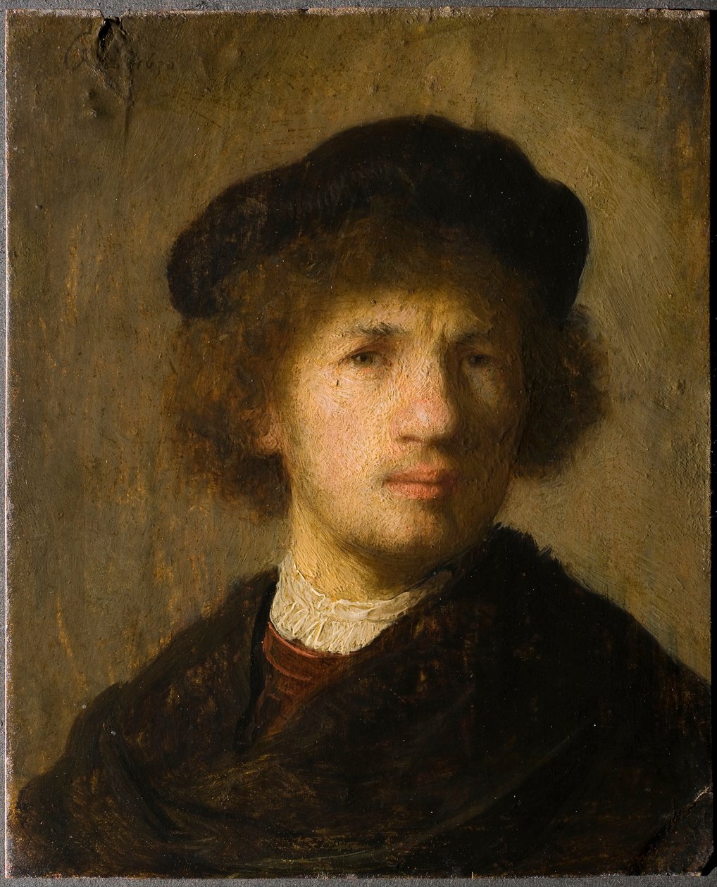 Automatikus portré – Rembrandt van Rhijn (1606-1669) önarcképe alkotó: Rembrandt van Rijn