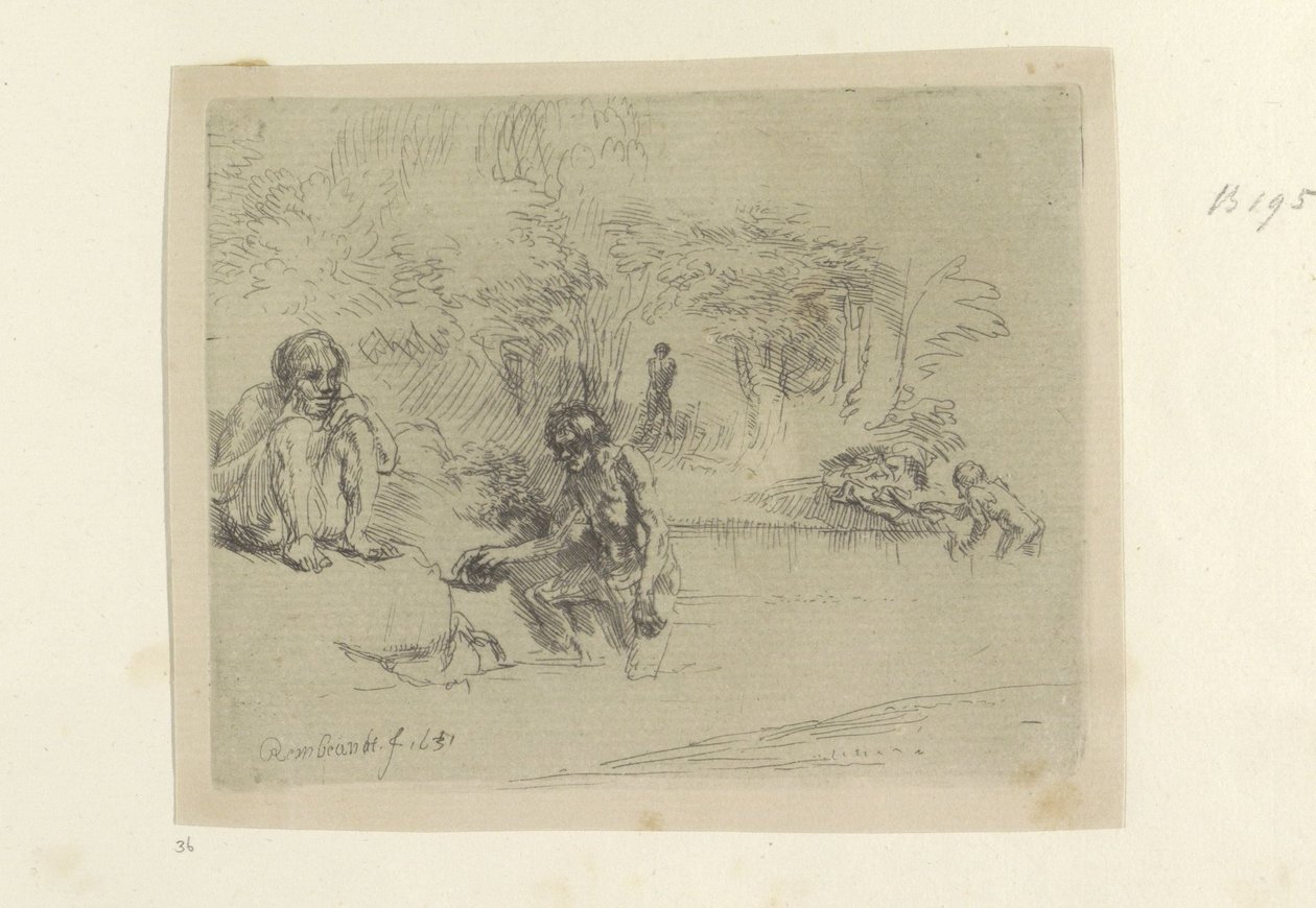 Baders Nyolcvanöt eredeti nyomat gyűjteménye (sorozat címe) alkotó: Rembrandt van Rijn