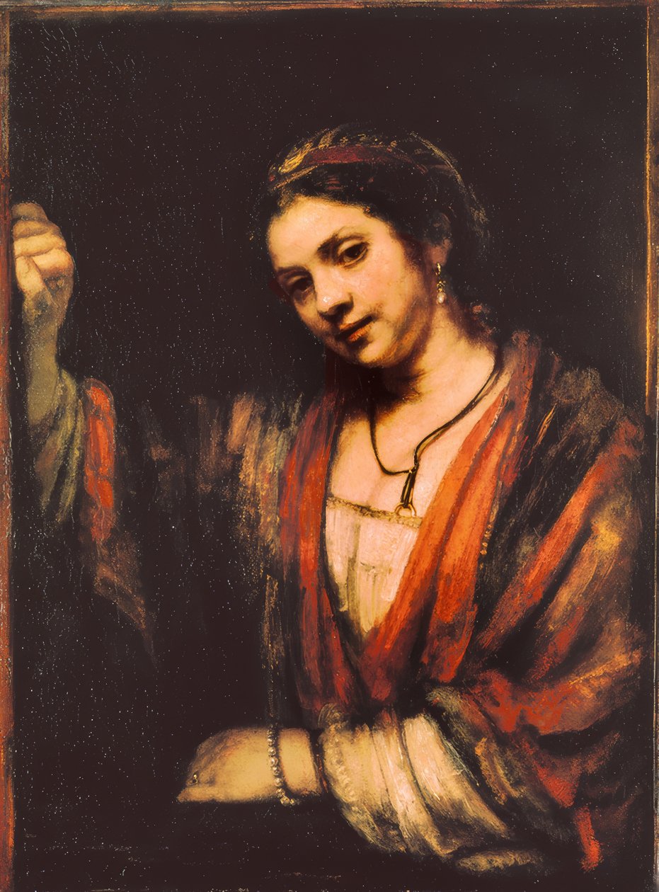 Hendrickje Stoffels portréja alkotó: Rembrandt van Rijn