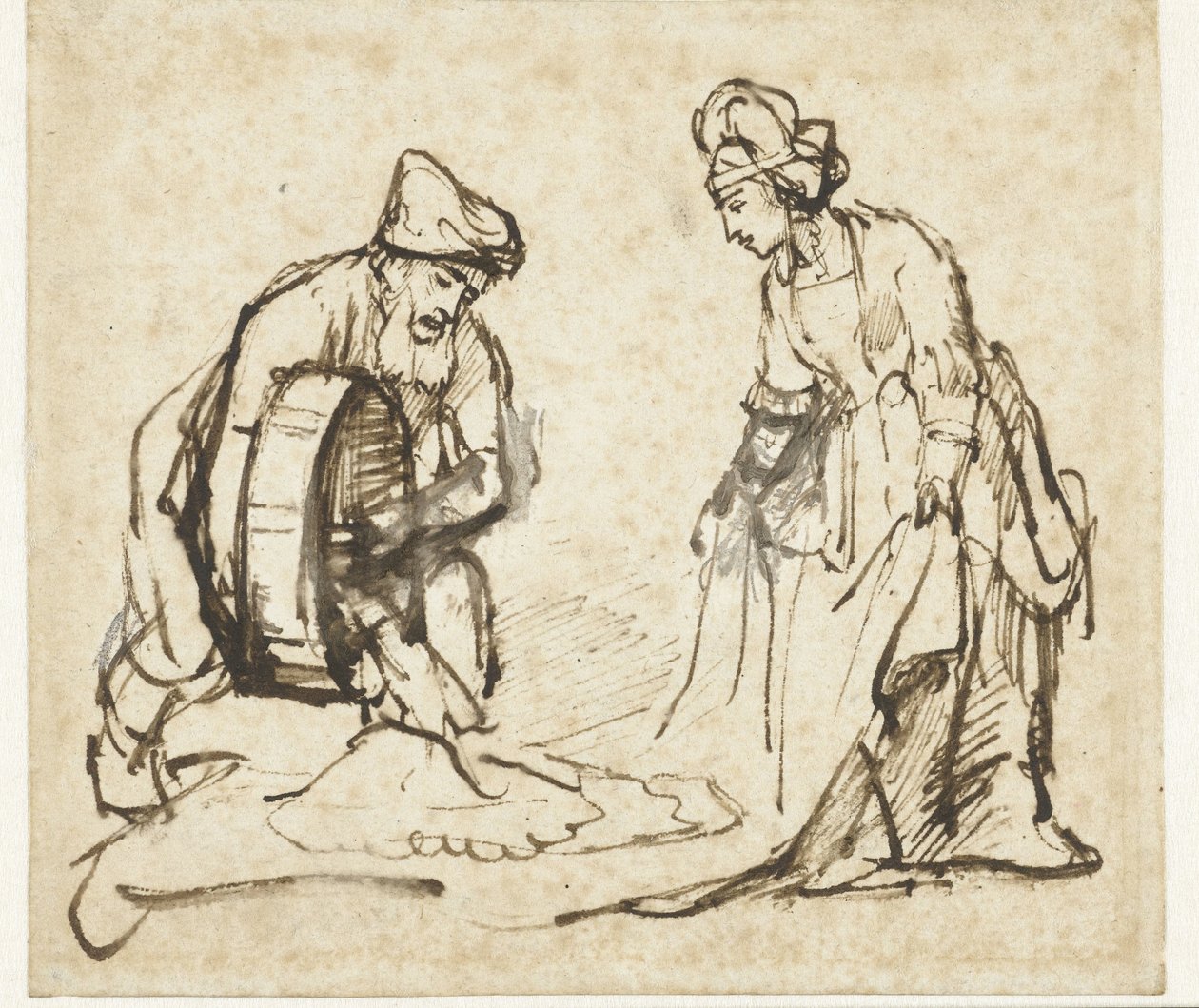 Boáz és Ruth alkotó: Rembrandt van Rijn
