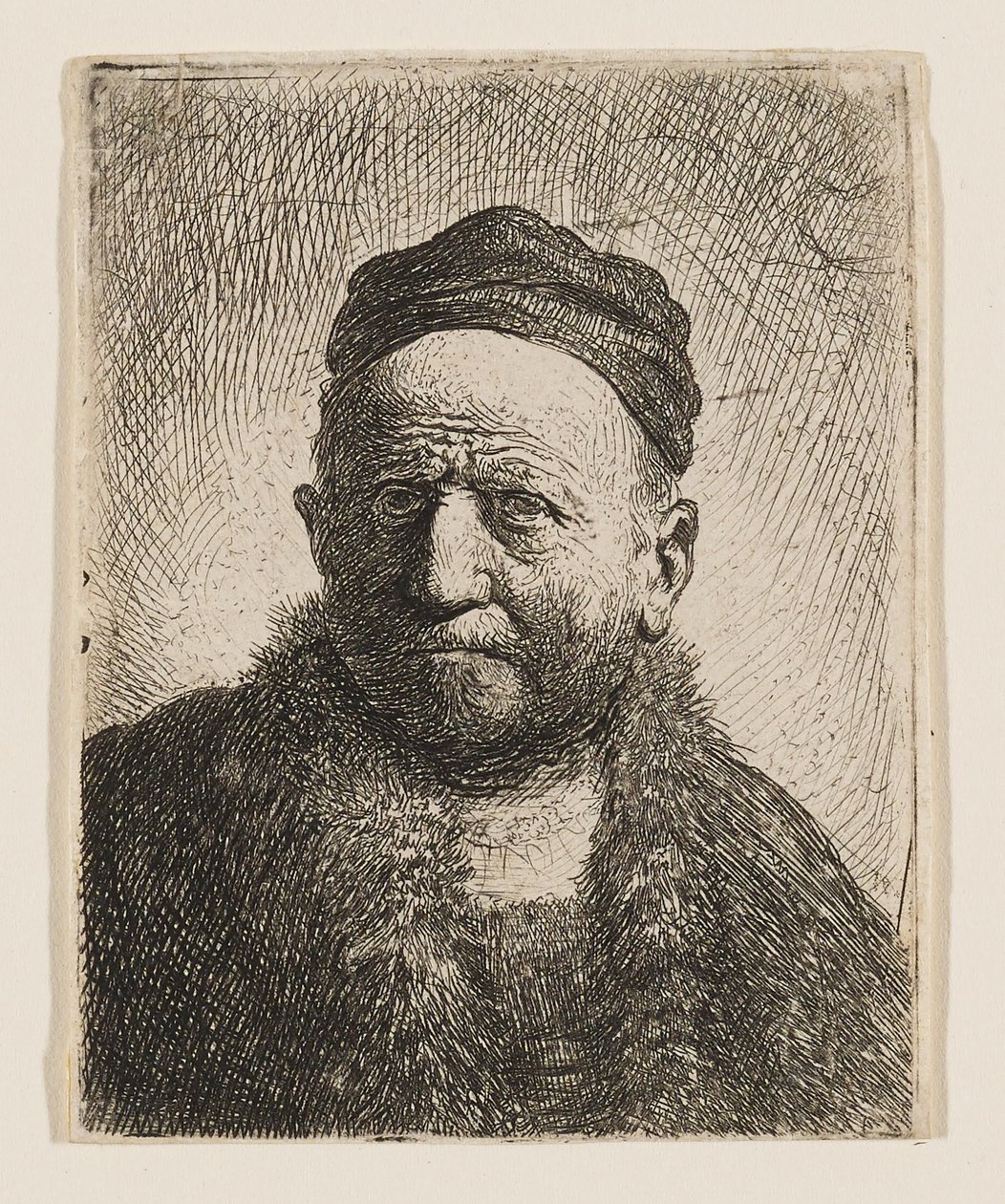 Férfi mellszobra (Rembrandt apja?) alkotó: Rembrandt van Rijn