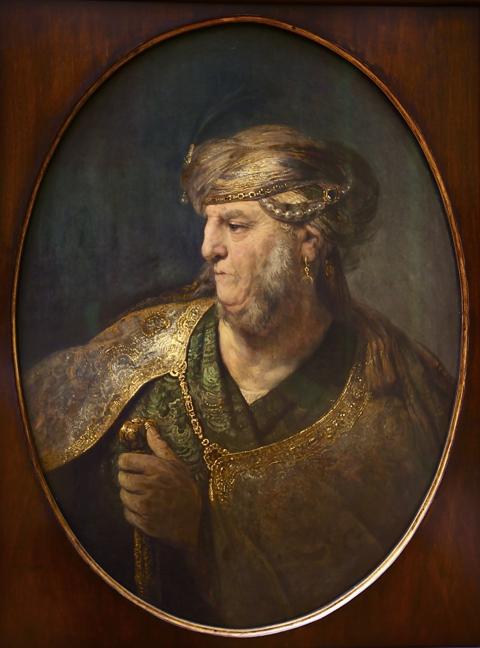 Keleti ruhás férfi mellszobra, 1633 alkotó: Rembrandt van Rijn