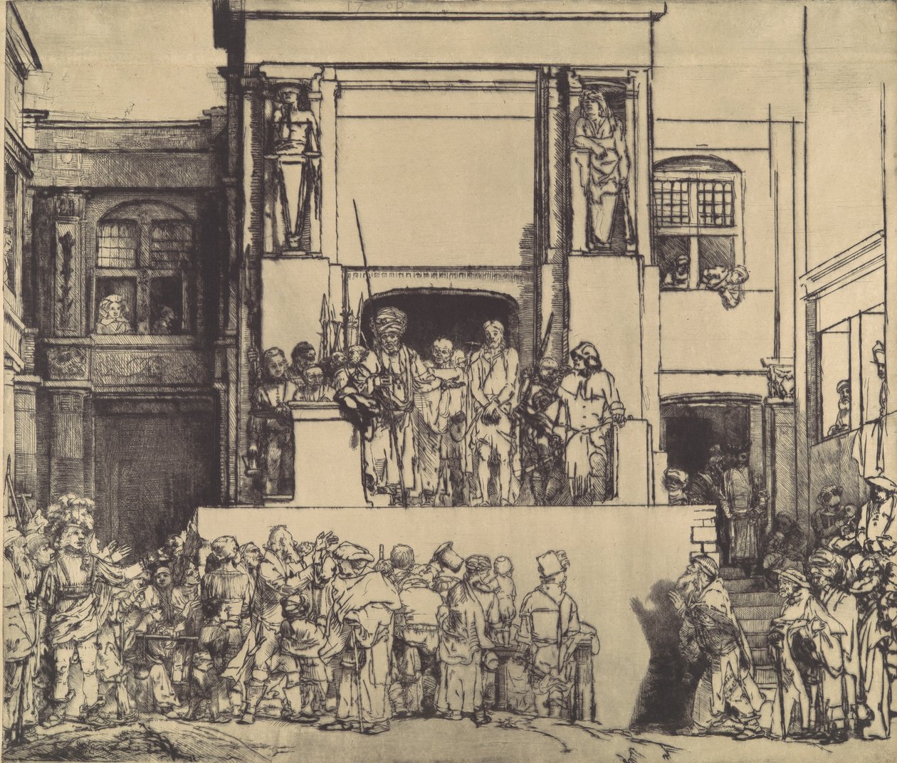 Krisztus a népnek bemutatott, 1655., 1655. alkotó: Rembrandt van Rijn