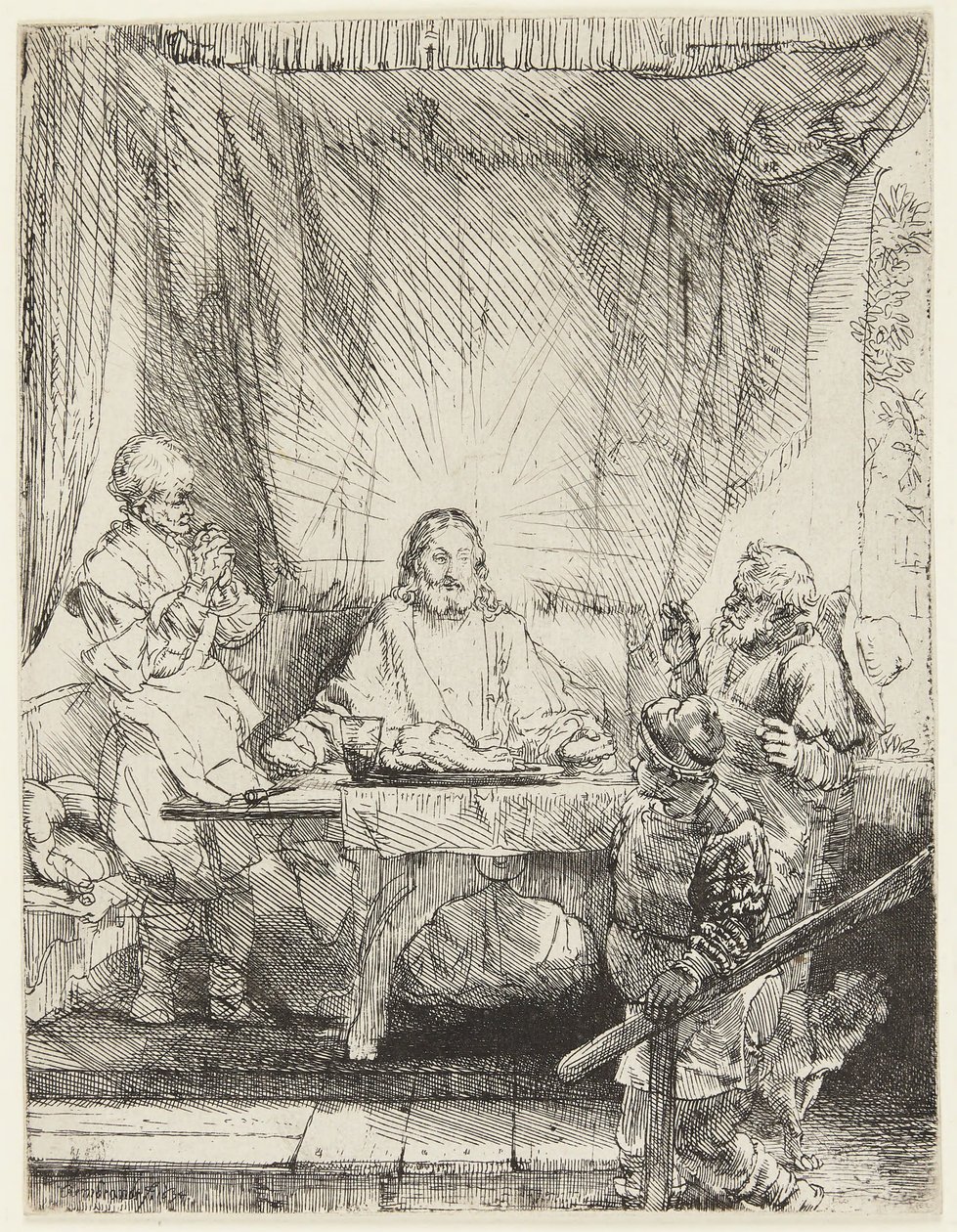 Krisztus Emmausban alkotó: Rembrandt van Rijn