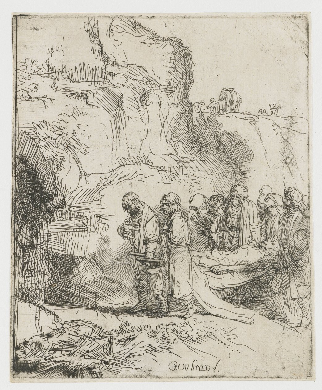 Krisztust vitte a sírhoz alkotó: Rembrandt van Rijn