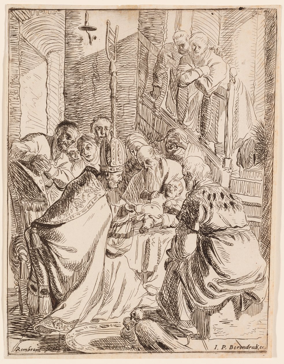 Krisztus körülmetélése alkotó: Rembrandt van Rijn