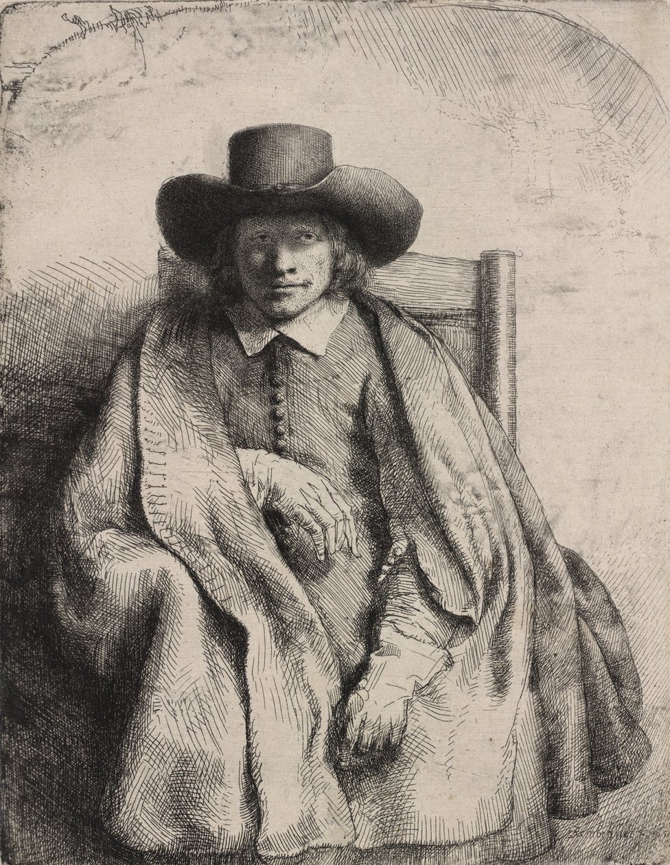 Clement de Jonghe, 1651. alkotó: Rembrandt van Rijn