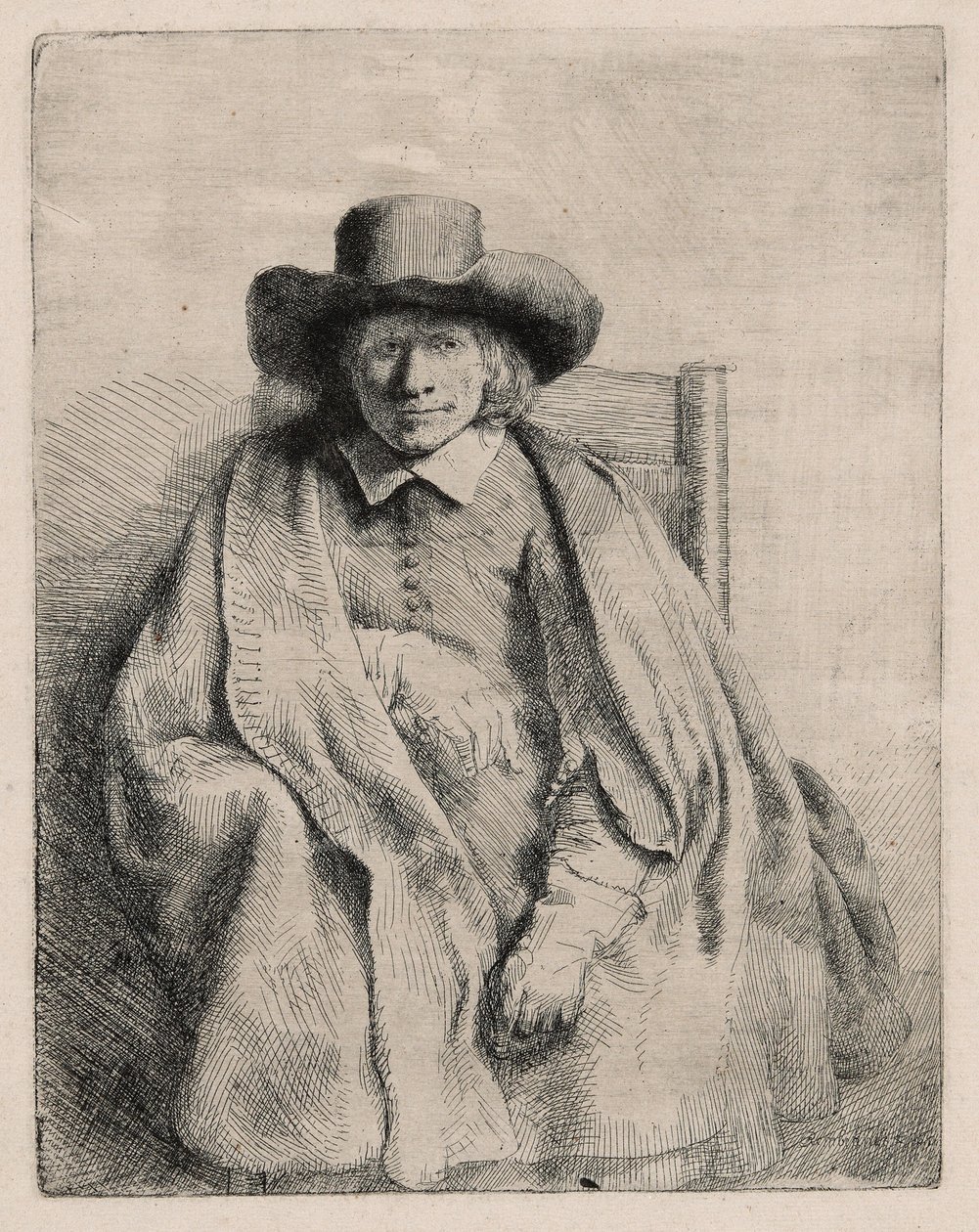 Clement de Jonghe, nyomdakereskedő alkotó: Rembrandt van Rijn