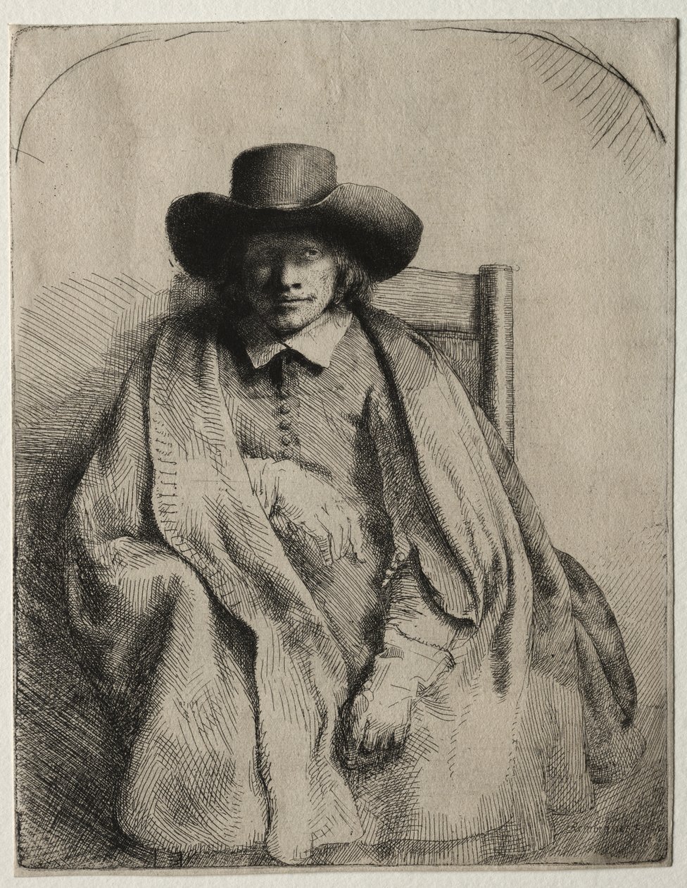 Clement de Jonghe, nyomdakereskedő alkotó: Rembrandt van Rijn