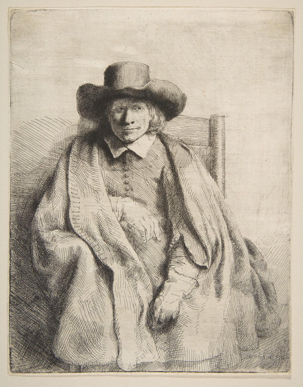 Clement de Jonghe, nyomdakereskedő, 1651. alkotó: Rembrandt van Rijn