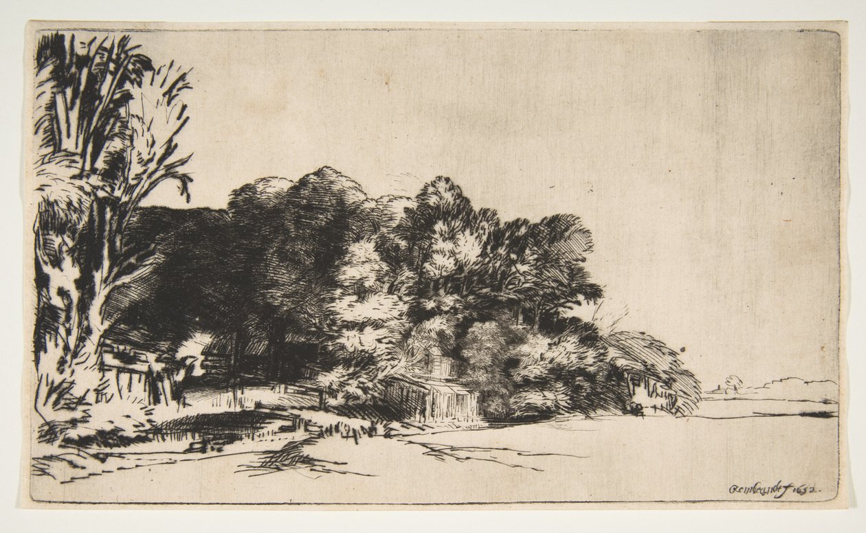 Facsomó Vista-val, 1652. alkotó: Rembrandt van Rijn