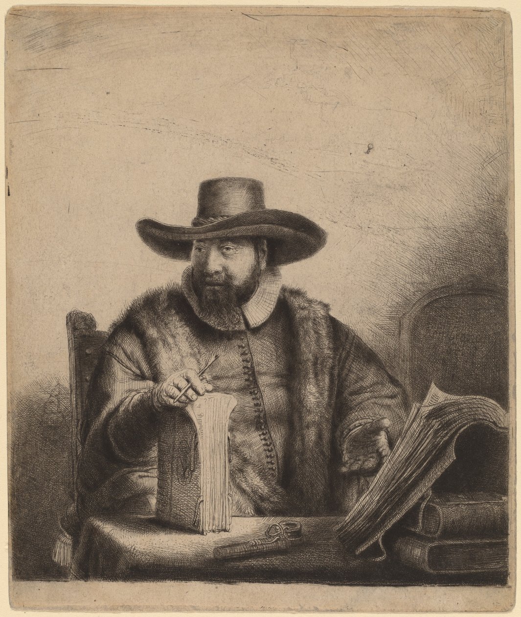 Cornelis Claesz Anslo alkotó: Rembrandt van Rijn