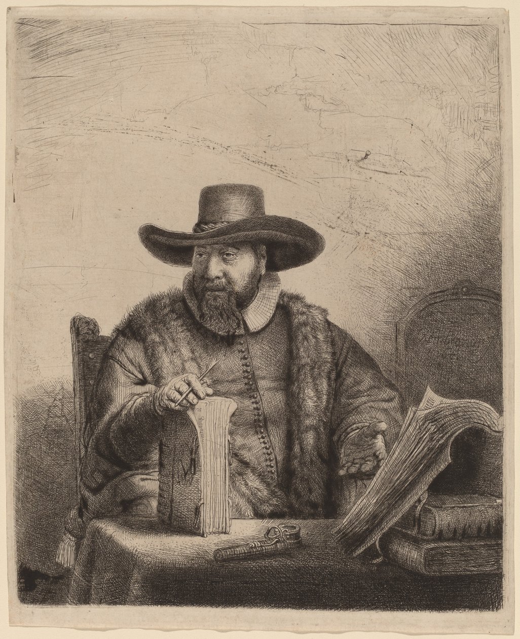 Cornelis Claesz Anslo alkotó: Rembrandt van Rijn