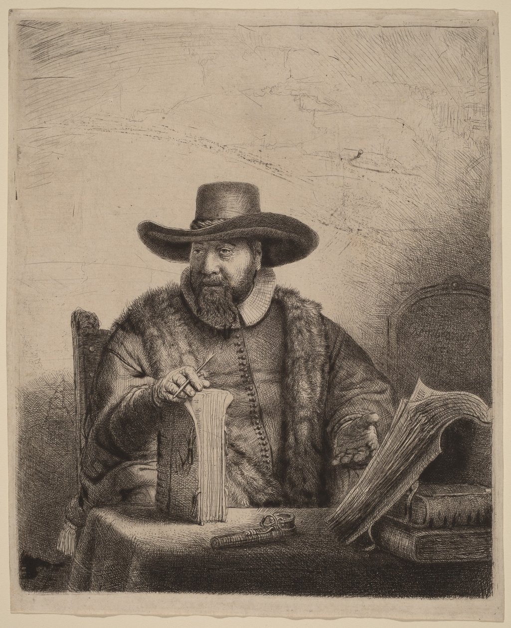 Cornelis Claesz Anslo alkotó: Rembrandt van Rijn
