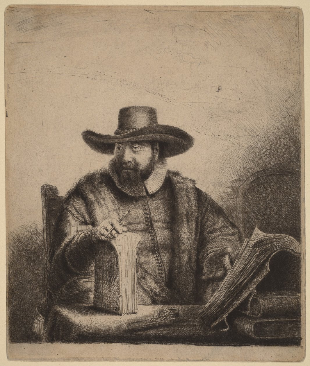 Cornelis Claesz Anslo alkotó: Rembrandt van Rijn