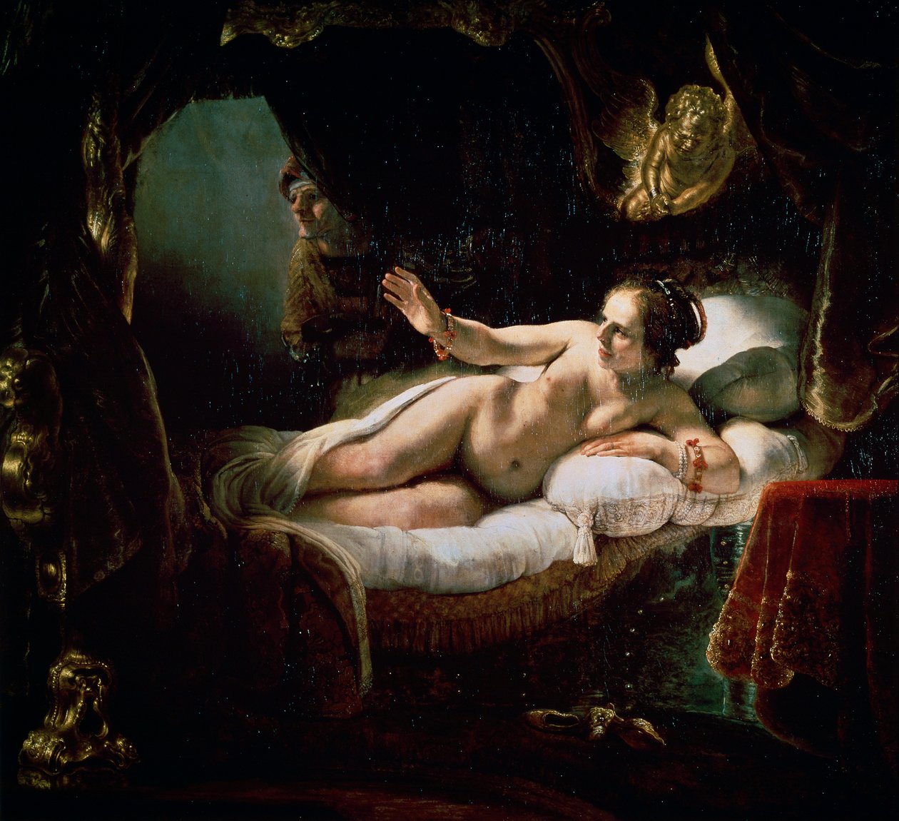 Danae, 1636. alkotó: Rembrandt van Rijn