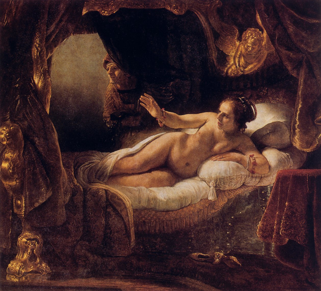 Danae, 1636 alkotó: Rembrandt van Rijn