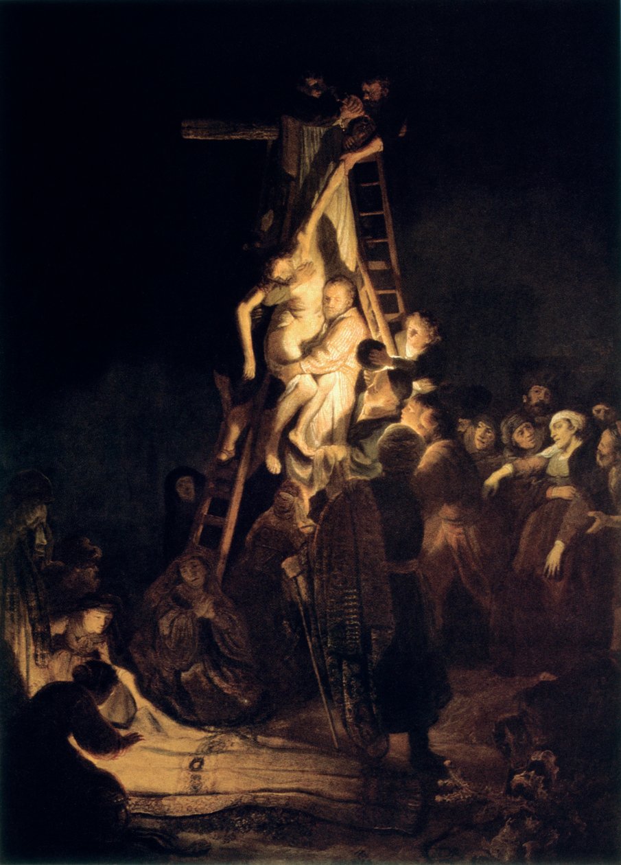 Leszállás a keresztről, 1634 alkotó: Rembrandt van Rijn