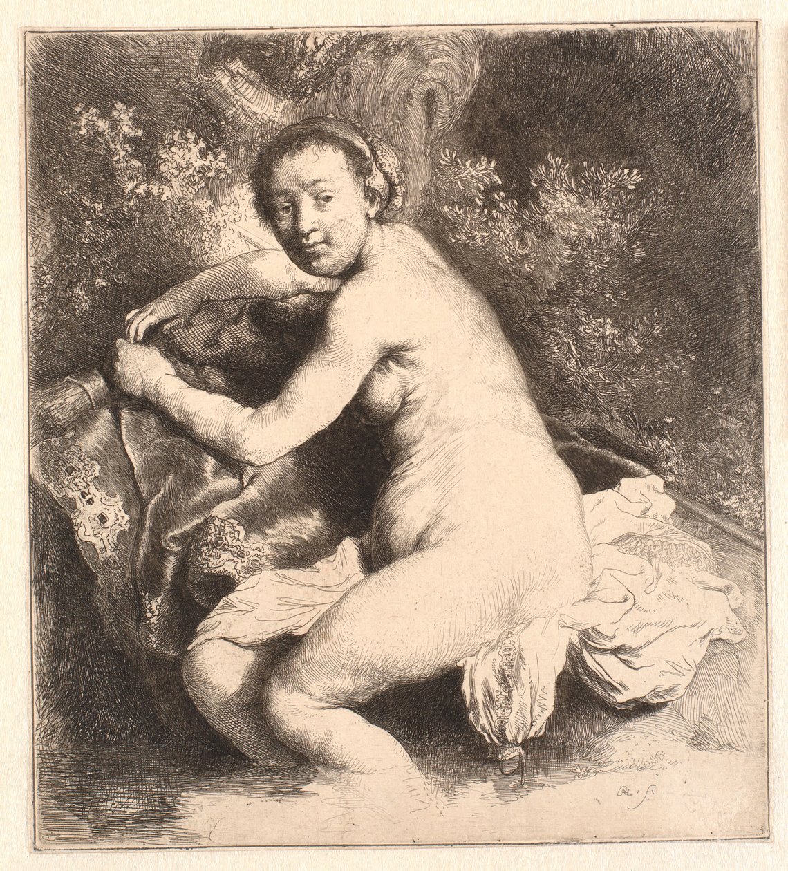 Diana a fürdőben alkotó: Rembrandt van Rijn