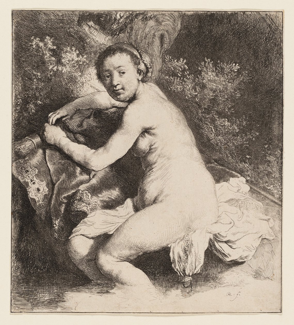 Diana a fürdőben alkotó: Rembrandt van Rijn