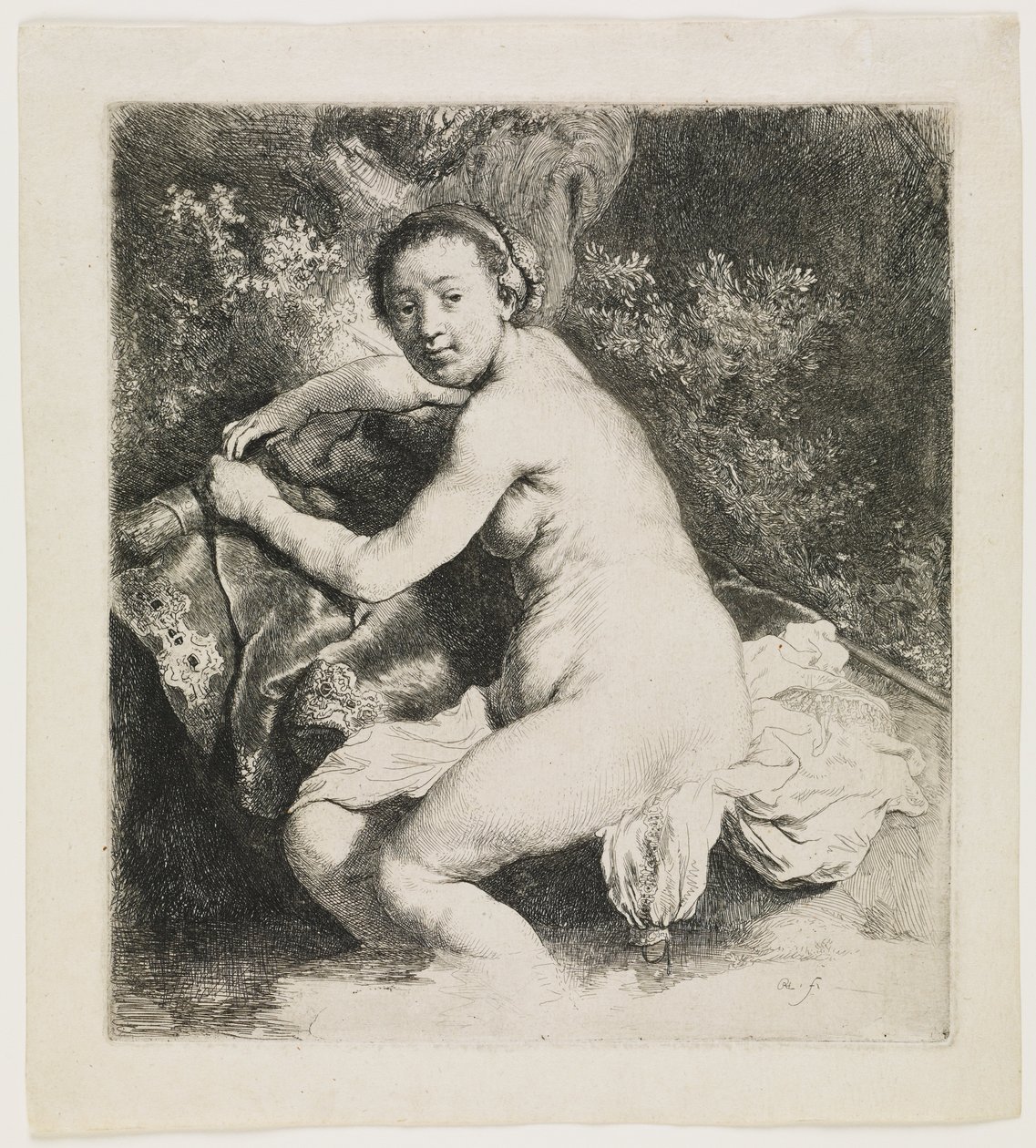 Diana a fürdőben alkotó: Rembrandt van Rijn