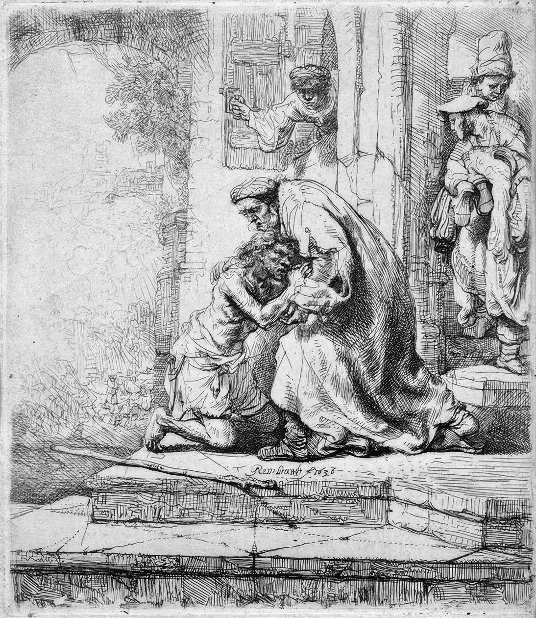 A tékozló fiú hazatérése alkotó: Rembrandt van Rijn