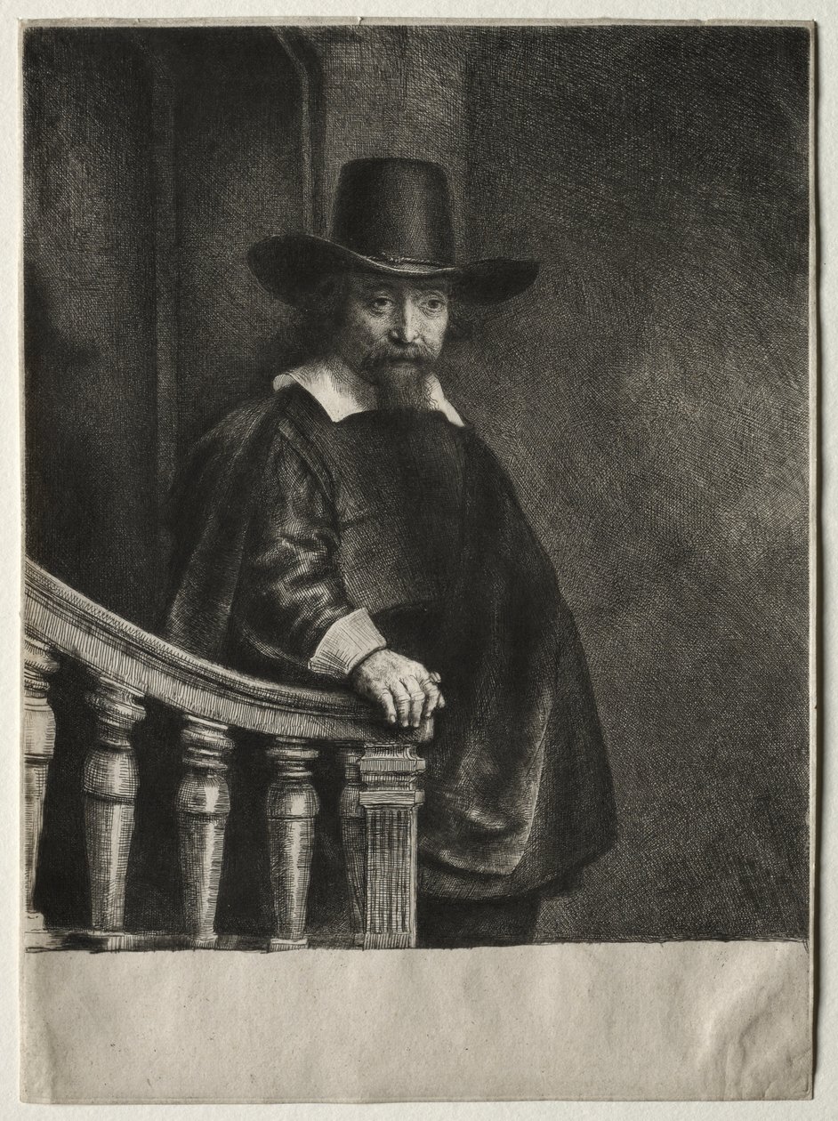 Ephraim Bonus, zsidó orvos alkotó: Rembrandt van Rijn