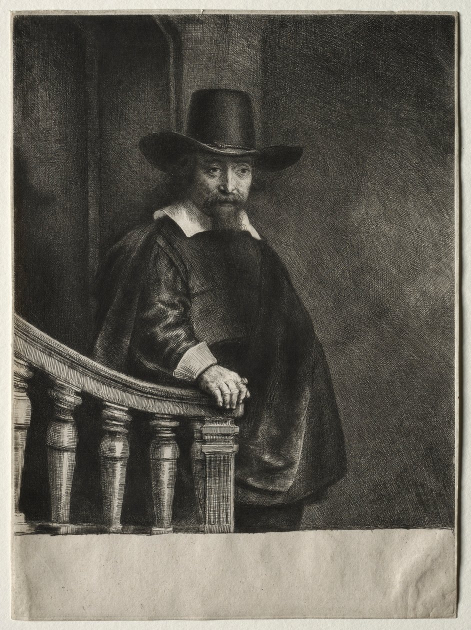 Ephraim Bonus, zsidó orvos, 1647. alkotó: Rembrandt van Rijn