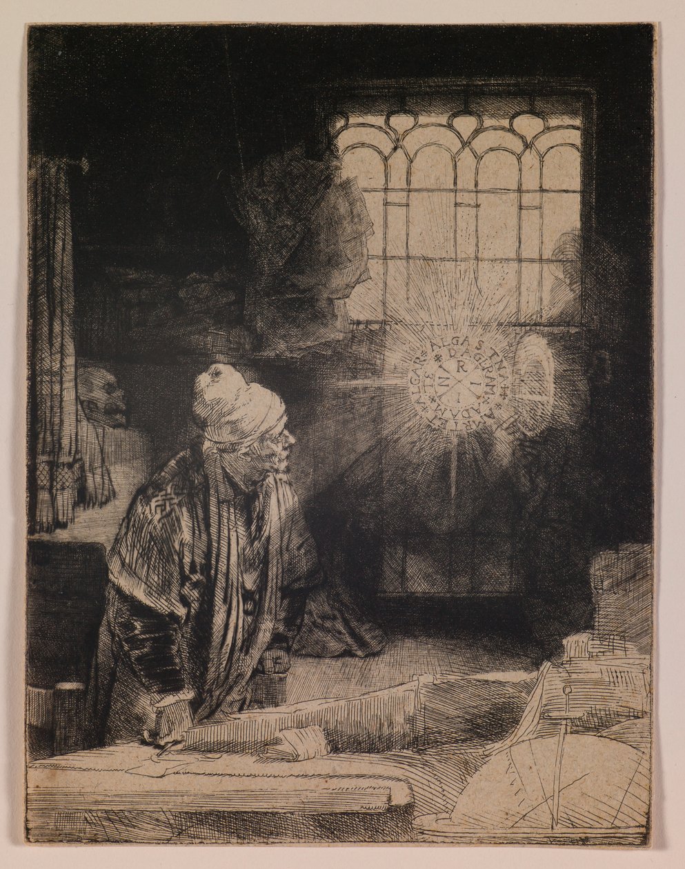 Faust (A tudós a dolgozószobájában) alkotó: Rembrandt van Rijn