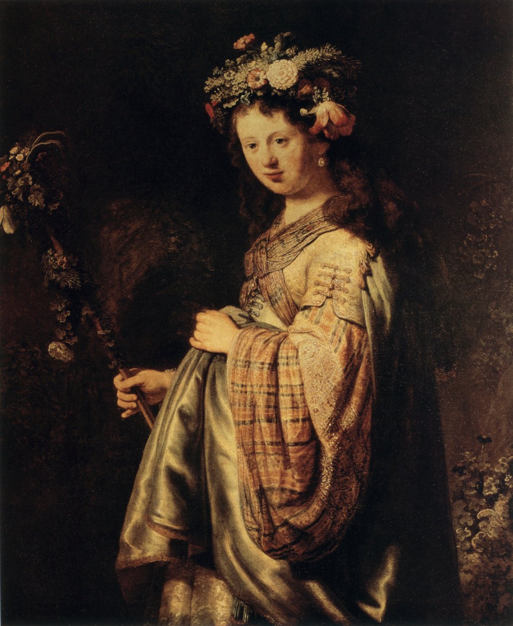 Flóra, 1634 alkotó: Rembrandt van Rijn