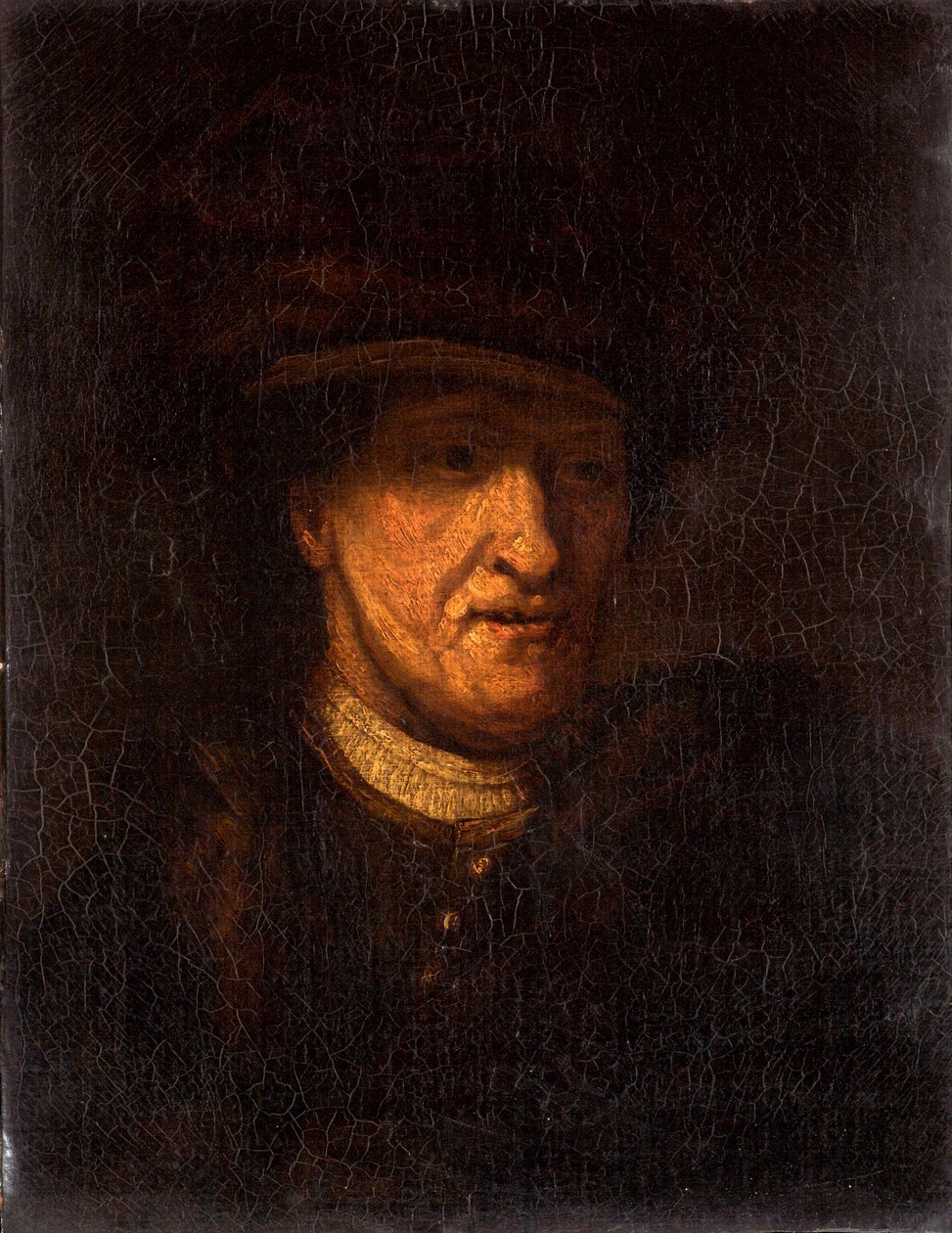Egy ember feje, 1825 körül alkotó: Rembrandt van Rijn