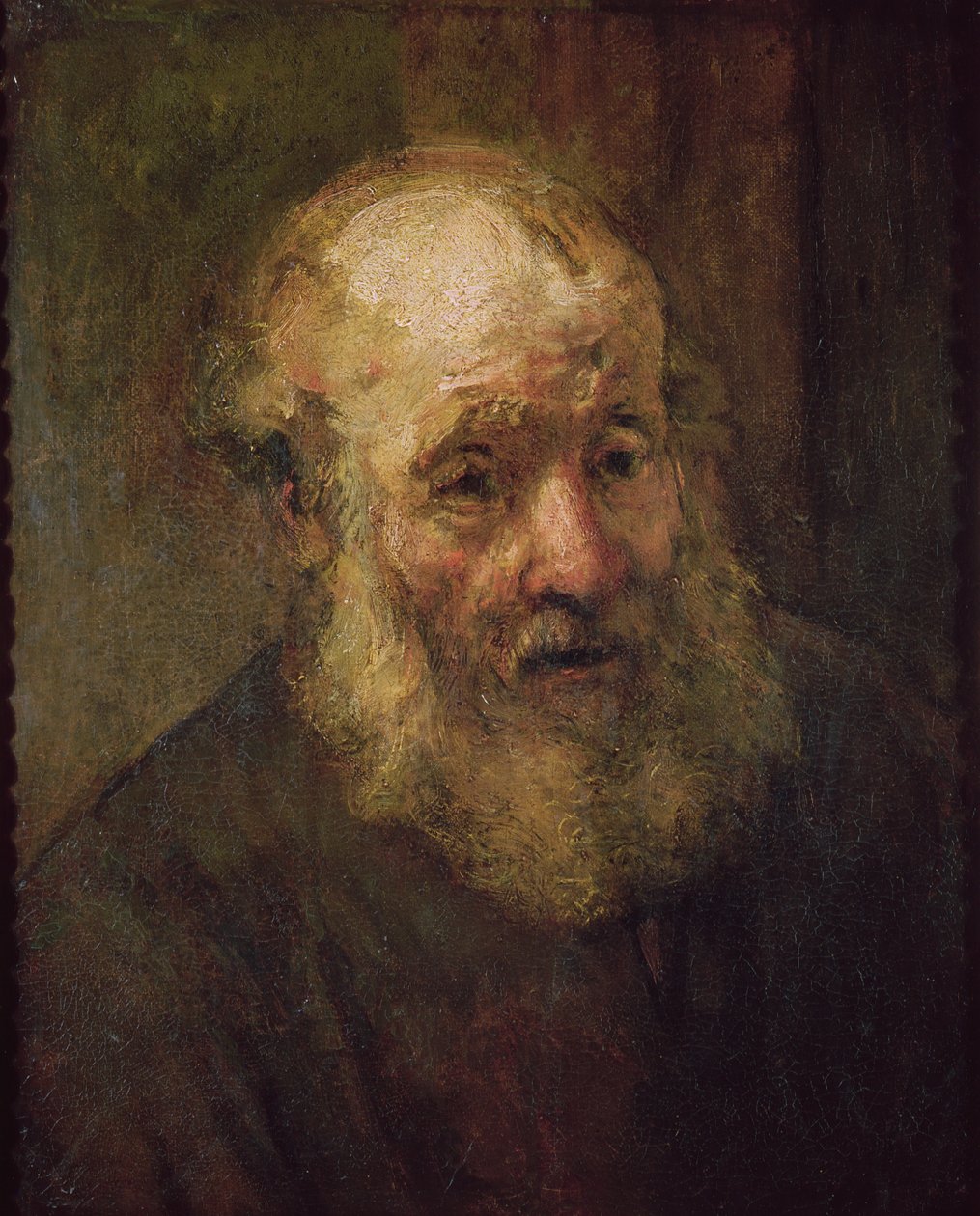 Egy öregember feje, 1650 körül alkotó: Rembrandt van Rijn