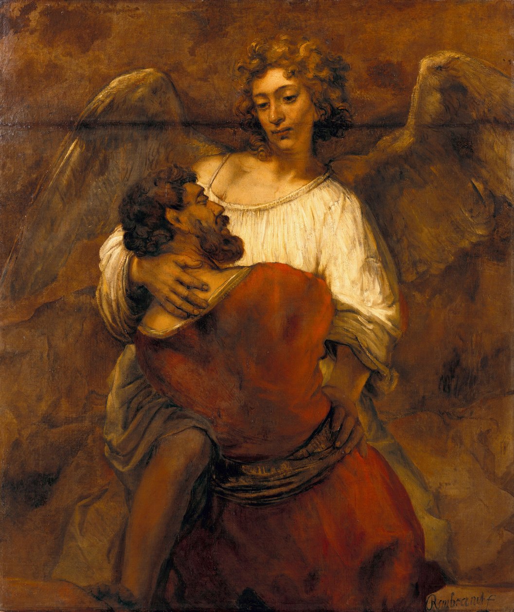 Jacob Birkózás az angyallal, 1659 körül alkotó: Rembrandt van Rijn