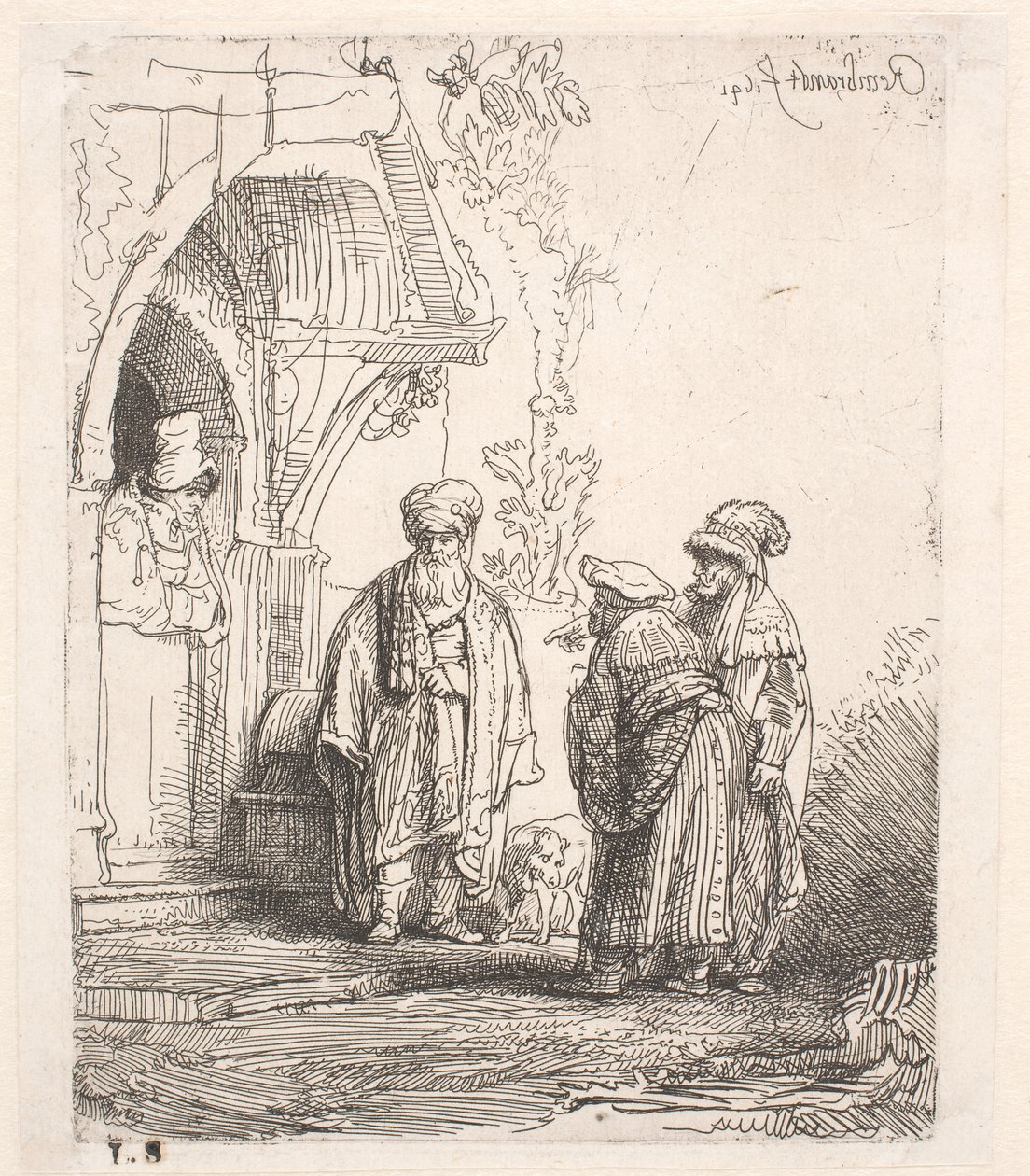 Jákób és Lábán () alkotó: Rembrandt van Rijn