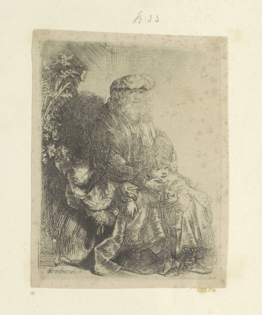 Jacob liefkoost Benjamin Nyolcvanöt eredeti nyomat gyűjteménye (sorozat címe) alkotó: Rembrandt van Rijn