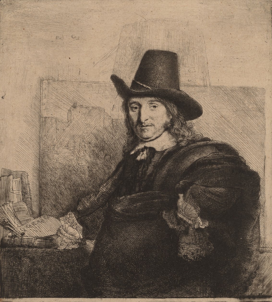 Jan Asselijn, c. 1647. alkotó: Rembrandt van Rijn