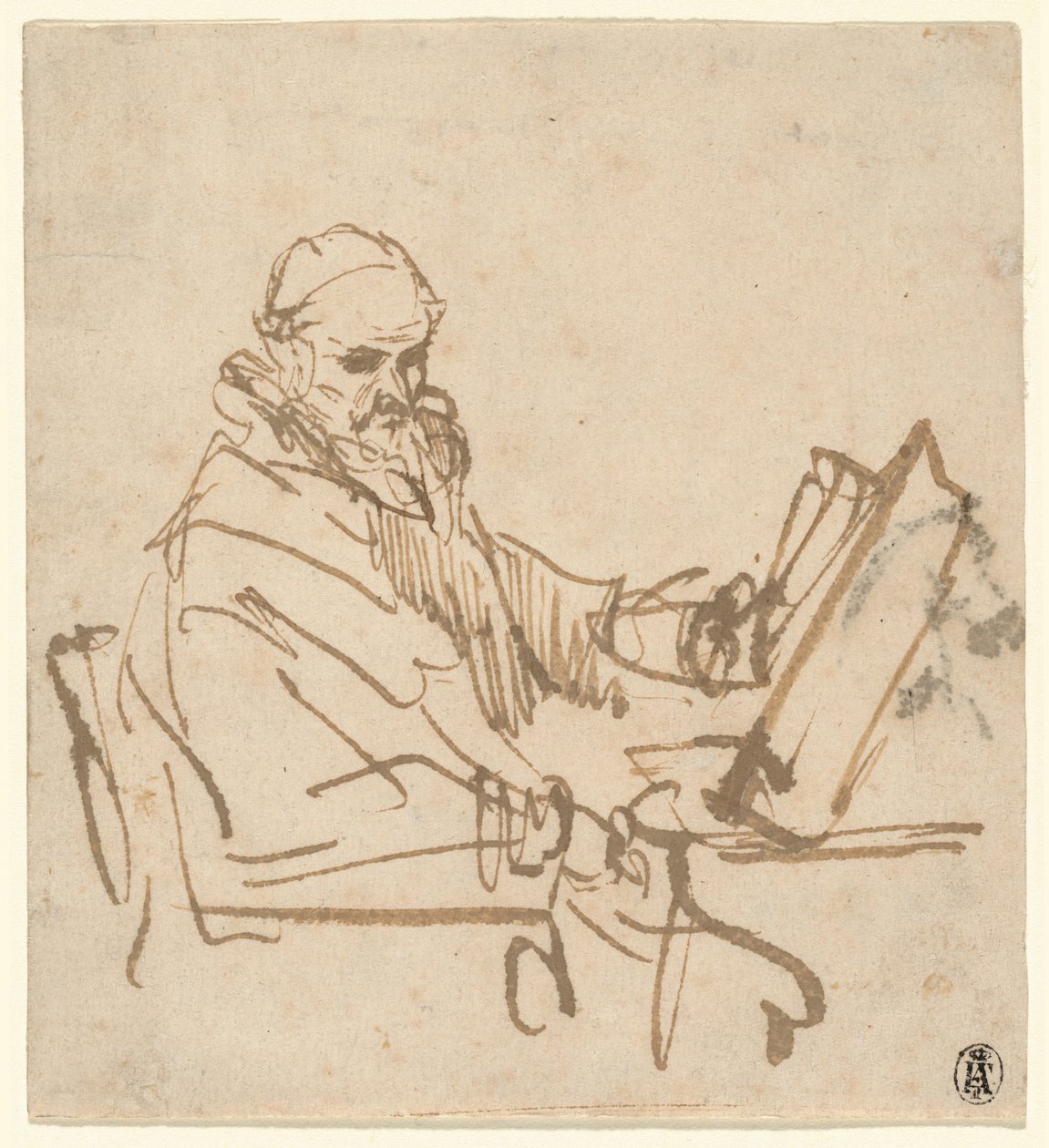Jan Cornelisz Sylvius, a prédikátor alkotó: Rembrandt van Rijn