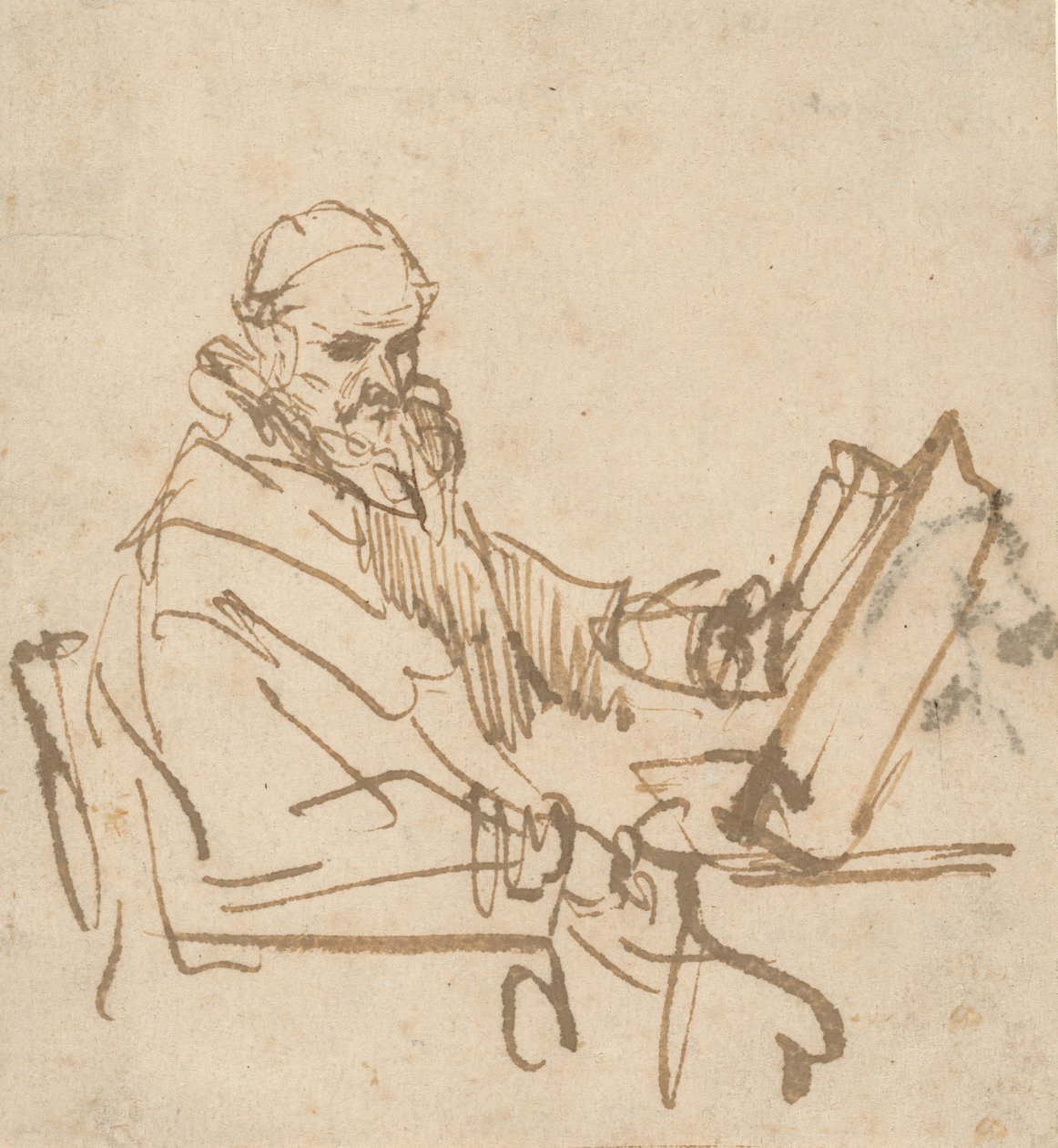 Jan Cornelisz Sylvius, a prédikátor, 16441645. alkotó: Rembrandt van Rijn