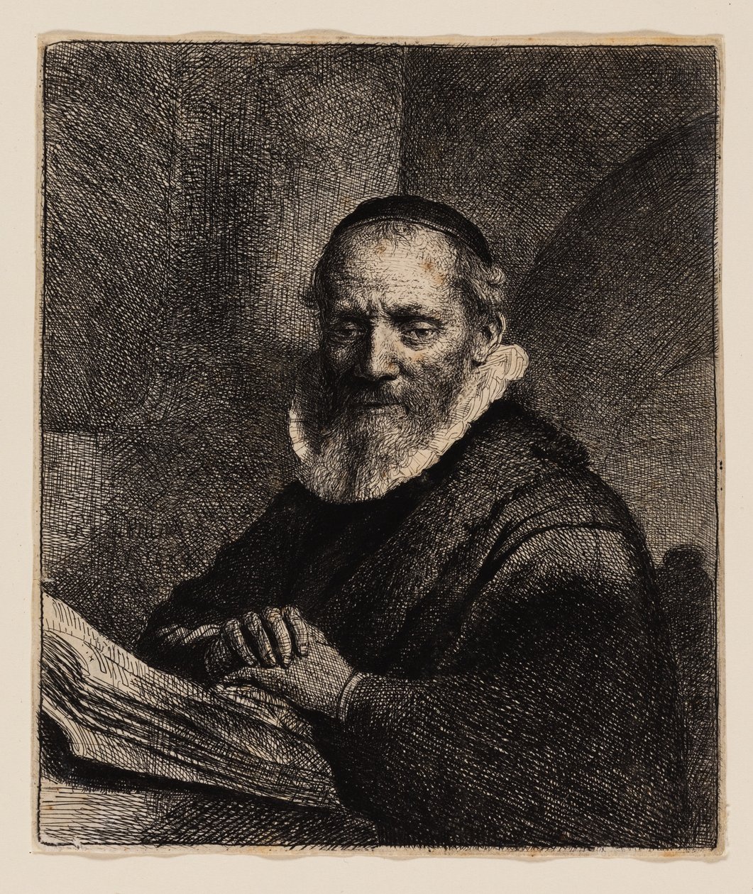 Jan Cornelius Sylvius alkotó: Rembrandt van Rijn