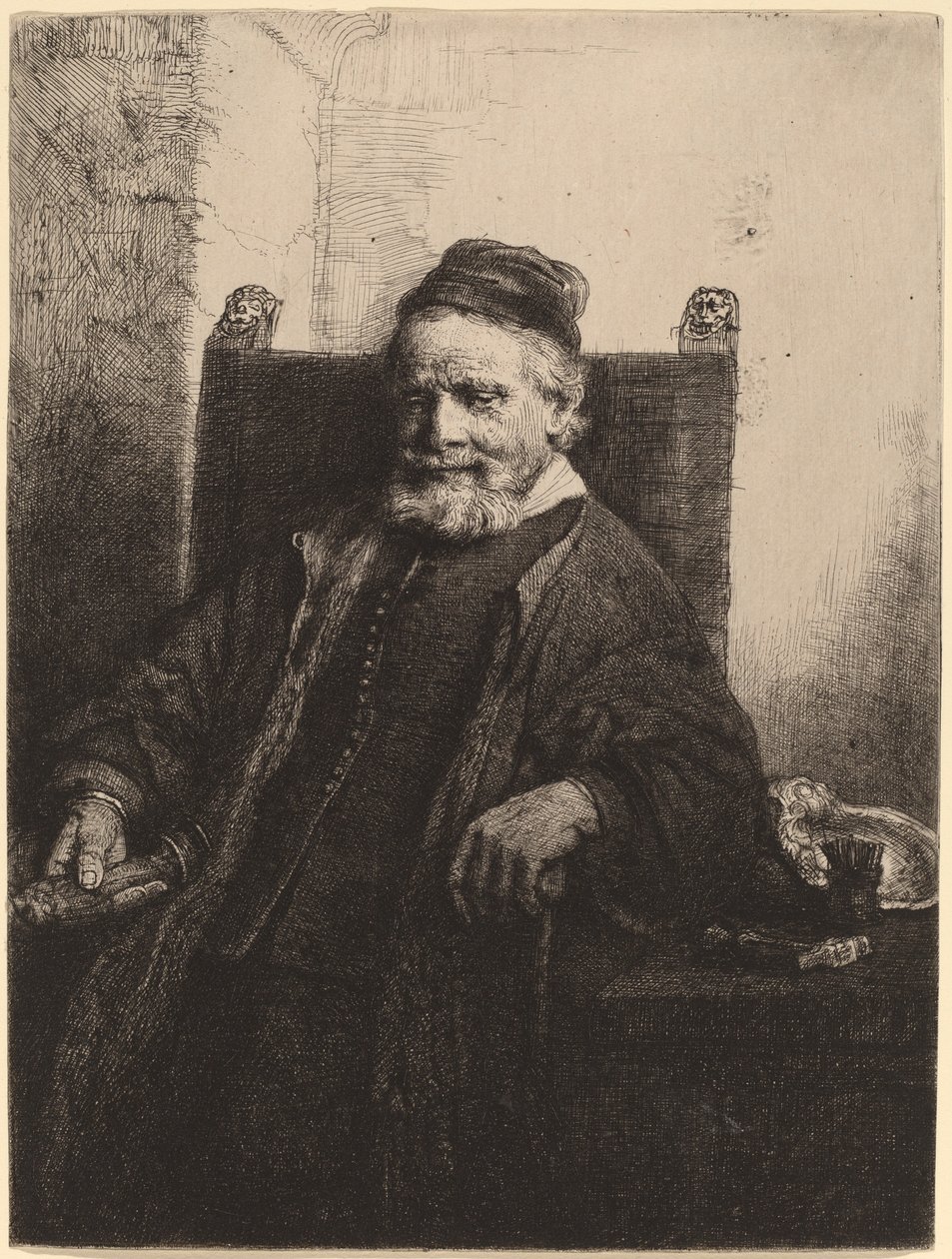 Jan Lutma alkotó: Rembrandt van Rijn