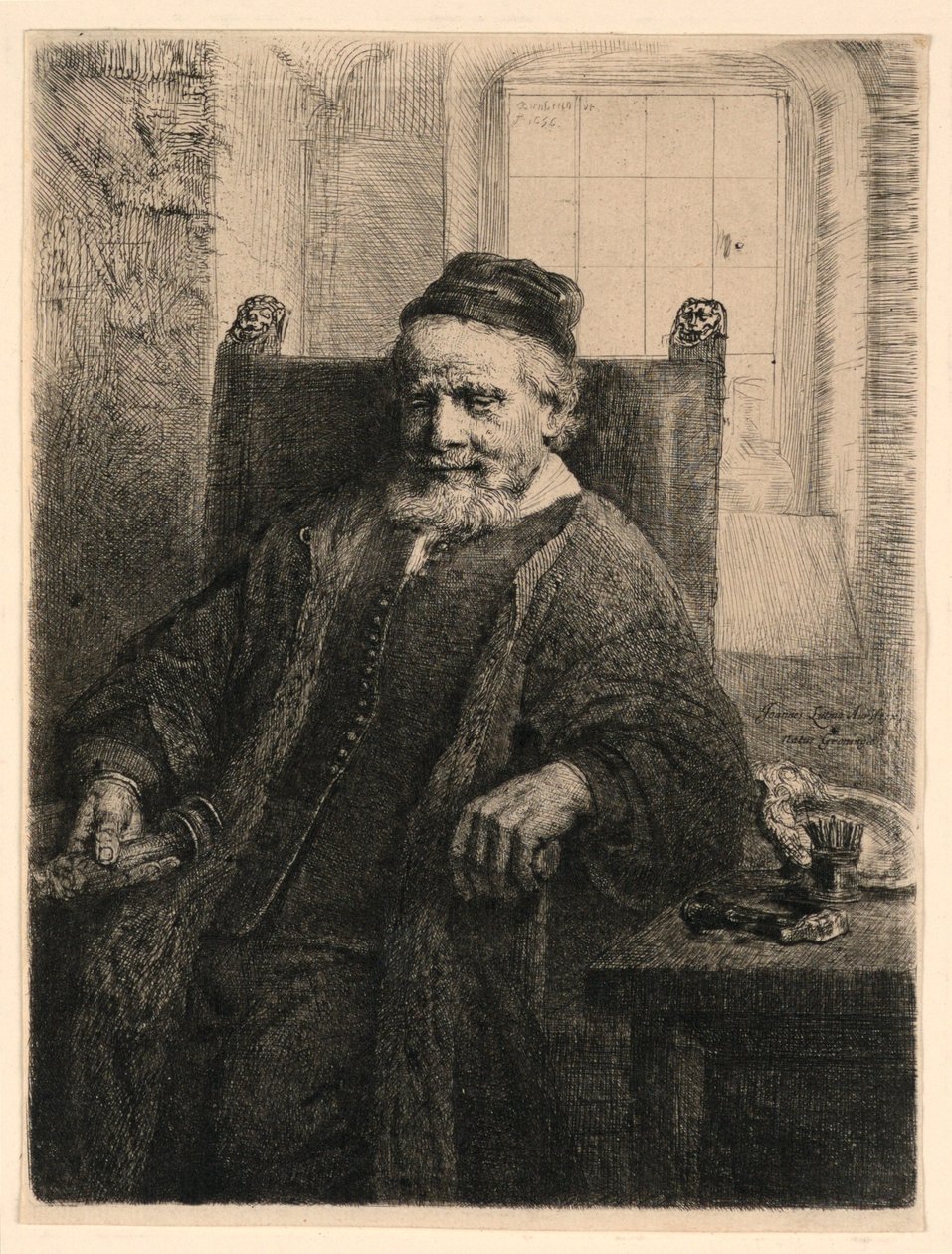 Jan Lutma, Goldsmith alkotó: Rembrandt van Rijn