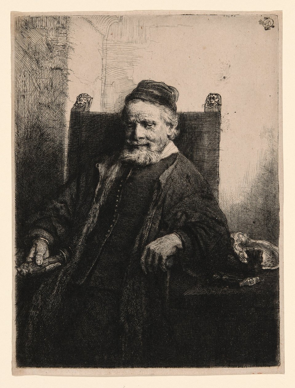 Jan Lutma, Goldsmith alkotó: Rembrandt van Rijn