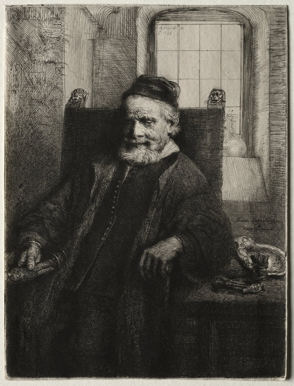 Jan Lutma, Goldsmith alkotó: Rembrandt van Rijn