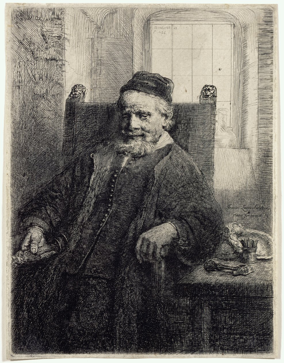 Jan Lutma, Goldsmith alkotó: Rembrandt van Rijn