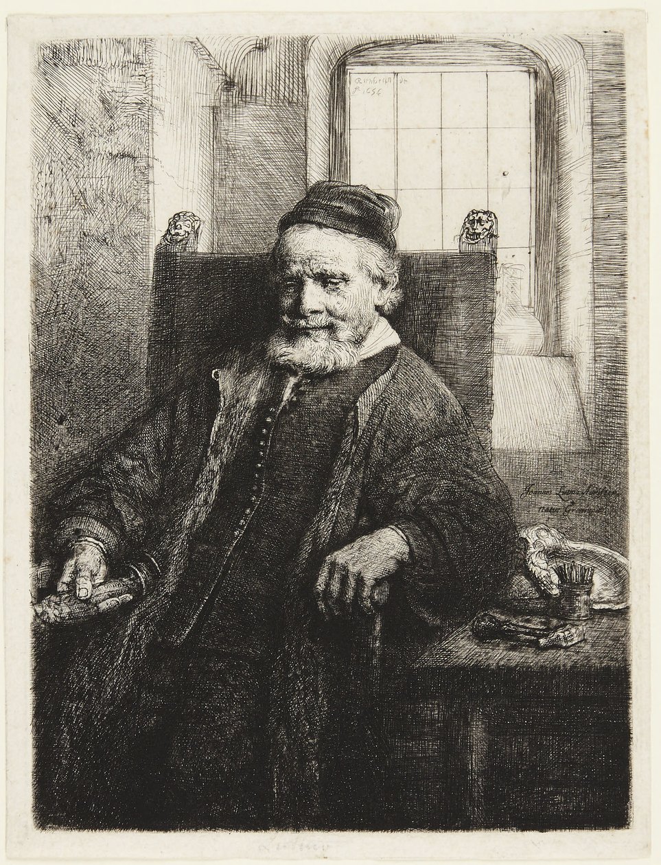 Jan Lutma, Goldsmith alkotó: Rembrandt van Rijn