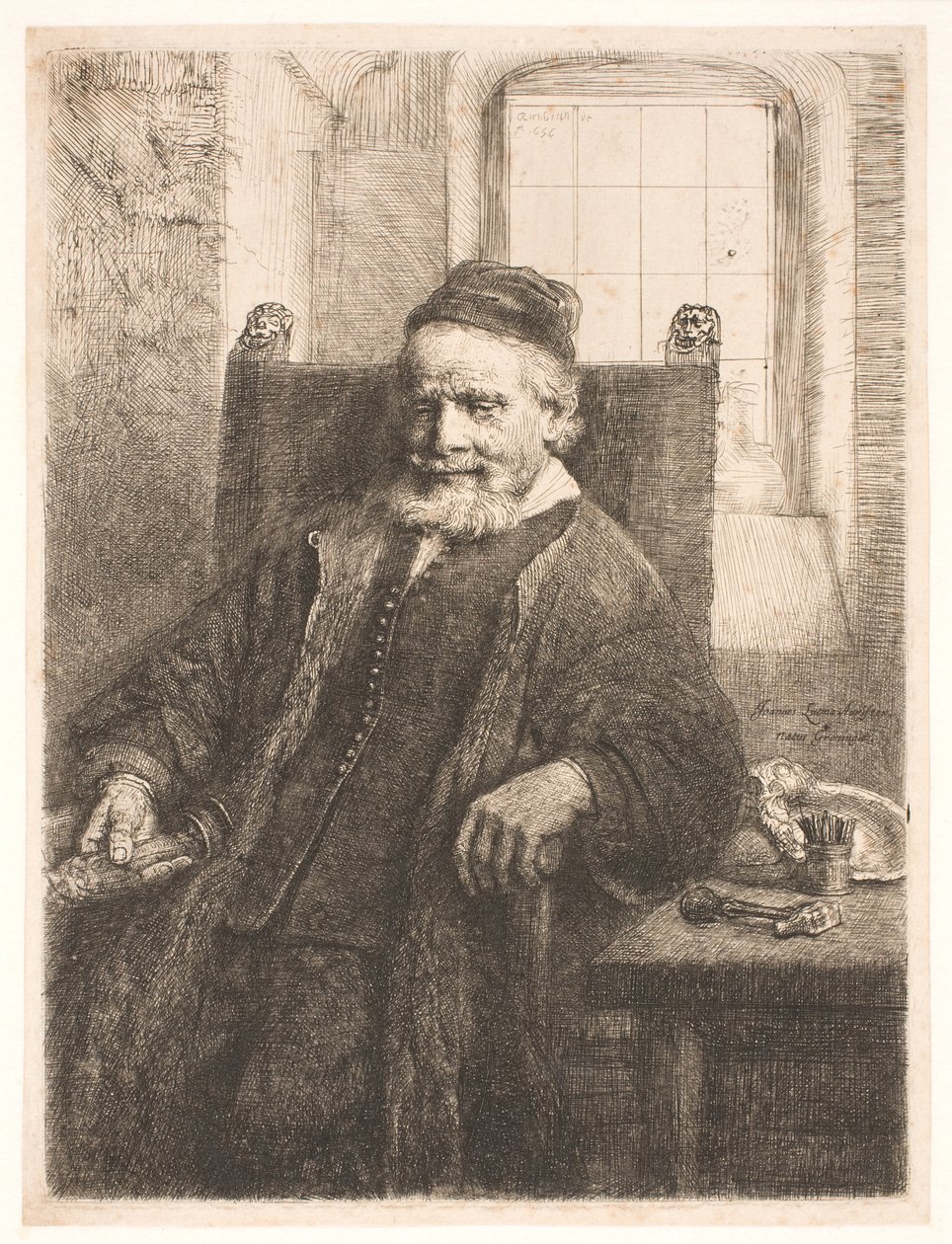 Jan Lutma, az idősebb, ötvös és szobrász alkotó: Rembrandt van Rijn